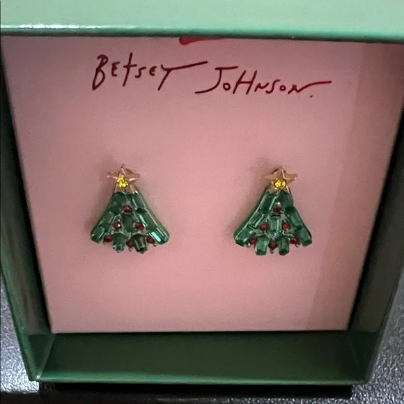 Betsey Johnson | Festive Christmas Tree Earrings 🎄 - Picture 4 of 8